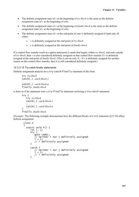 C# Language Specification - Willy .Net