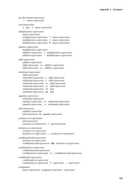 C# Language Specification - Willy .Net