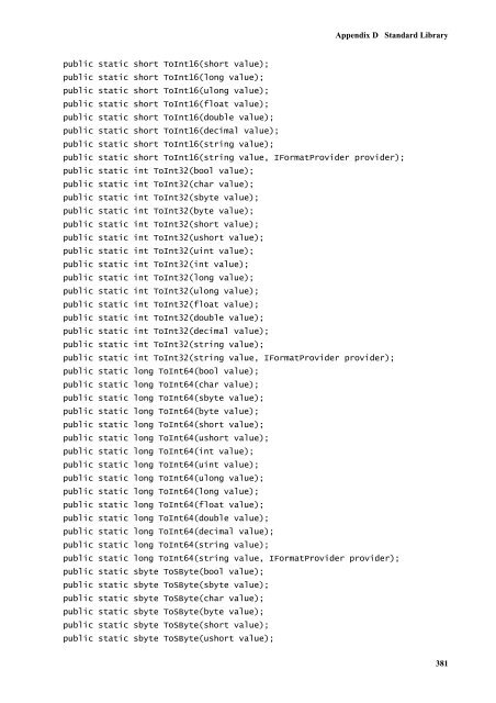 C# Language Specification - Willy .Net