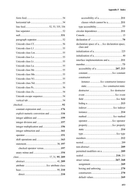 C# Language Specification - Willy .Net