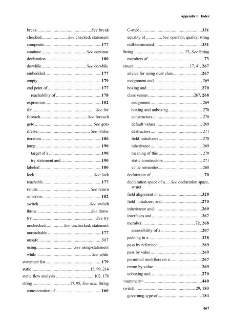 C# Language Specification - Willy .Net