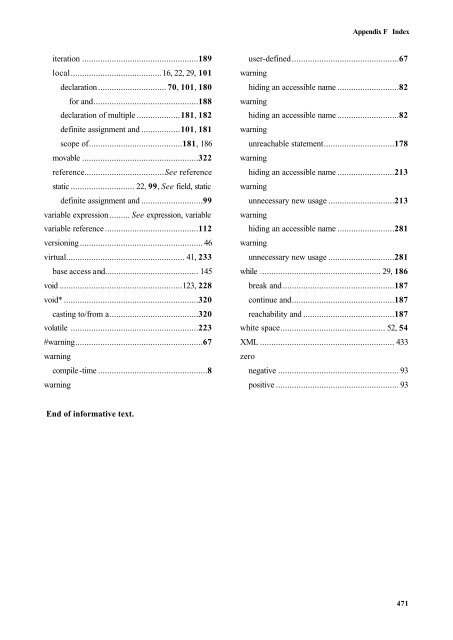 C# Language Specification - Willy .Net