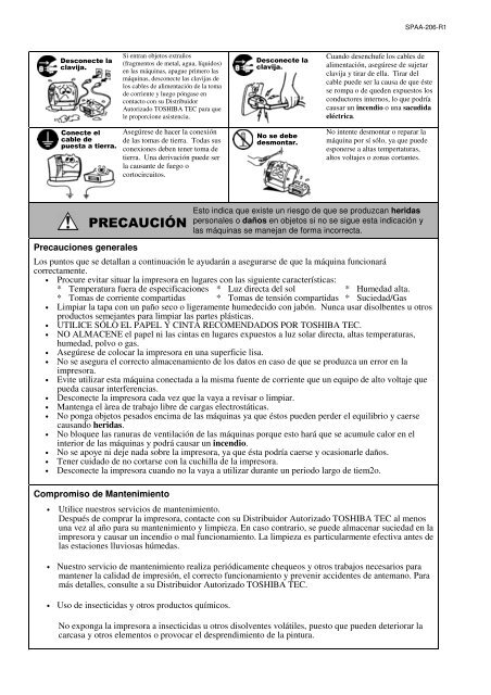 SERIE TRST-A10 - Toshiba Tec