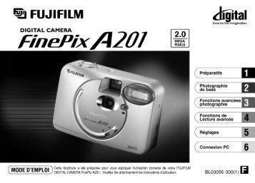Mode d'emploi FinePix A201 .pdf - Fujifilm France