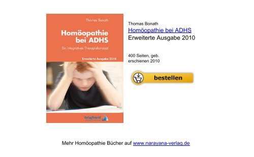 Thomas Bonath Homöopathie bei ADHS