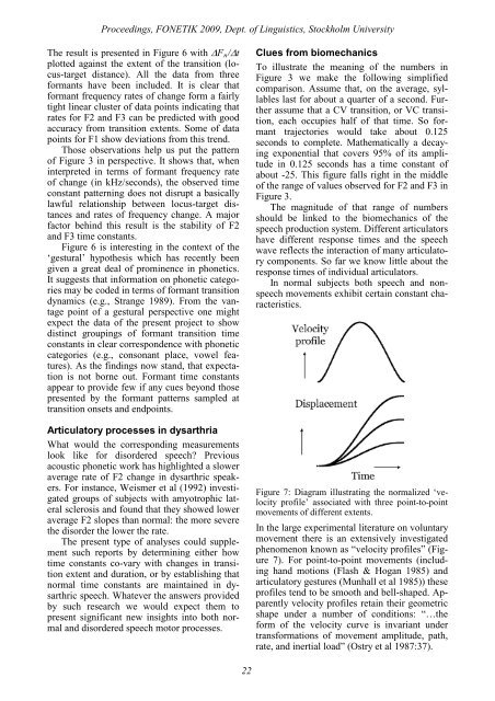 Proceedings Fonetik 2009 - Institutionen för lingvistik