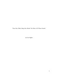1 Float Like a Plane, Sting Like a Bomb: The Ethics of US Drone ...