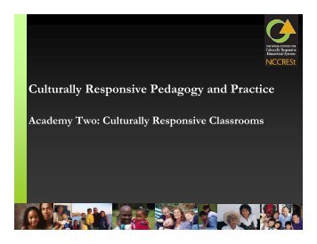 Culturally Responsive Pedagogy and Practice - NIUSI Leadscape