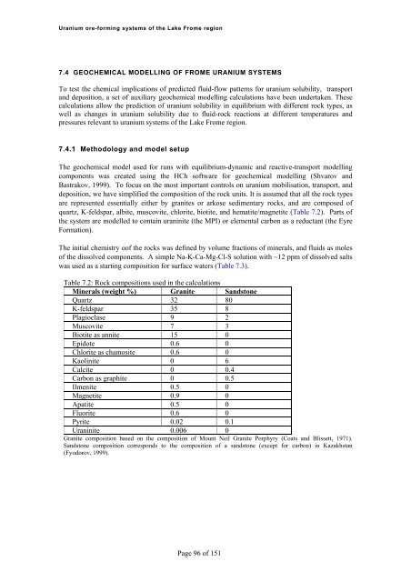 Uranium ore-forming systems of the - Geoscience Australia