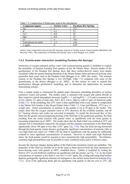 Uranium ore-forming systems of the - Geoscience Australia