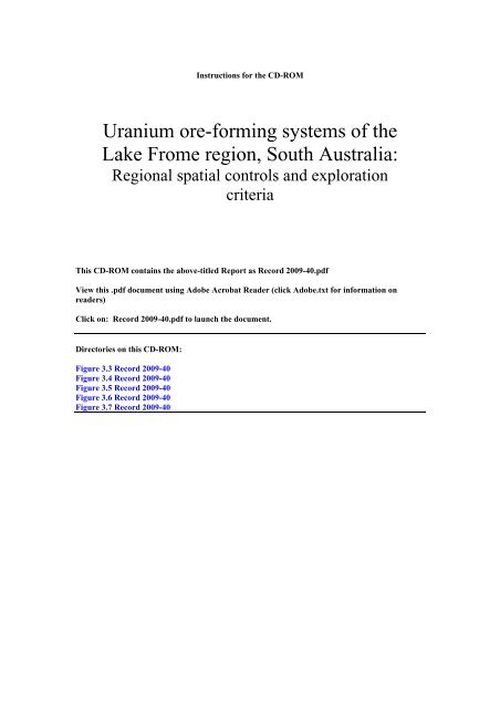 Uranium ore-forming systems of the - Geoscience Australia