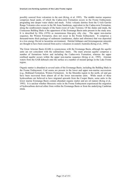 Uranium ore-forming systems of the - Geoscience Australia