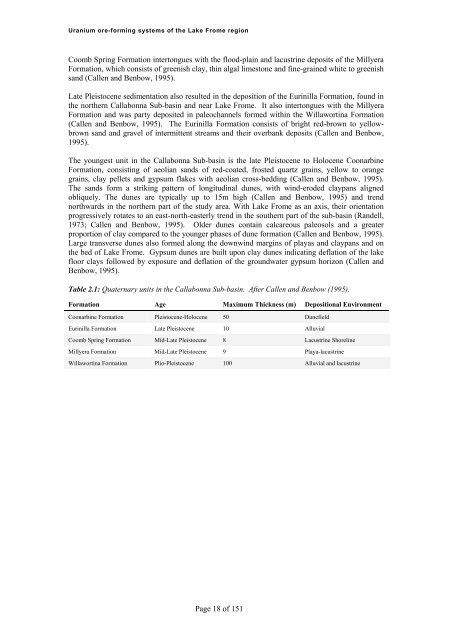 Uranium ore-forming systems of the - Geoscience Australia