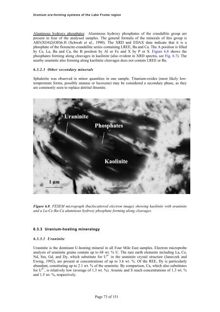 Uranium ore-forming systems of the - Geoscience Australia