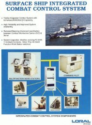 surface ship integrated combat control system - Librascope Memories