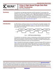 Xilinx XAPP704 Virtex-4 High-Speed Single Data Rate LVDS ...