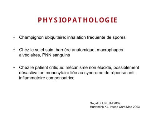 Aspergillose invasive : épidémiologie, diagnostic et traitement.