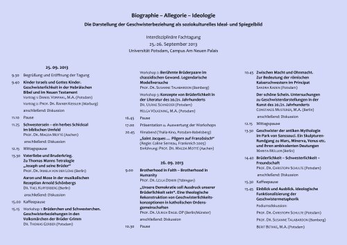 Biographie Biographie â Allegorie â Ideologie - UniversitÃ¤t Potsdam