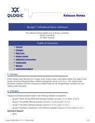 QLogic InfiniBand Basic v4.3.1.0.11 Release Notes