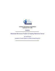 Modulated Microwave Position & Heading Reference Sensor