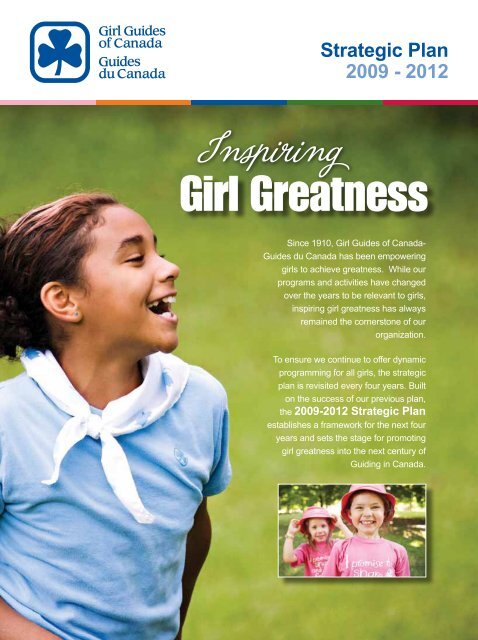 2009-2012 Strategic Plan - Girl Guides of Canada.