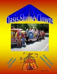 Clowns - The Oasis Shriners