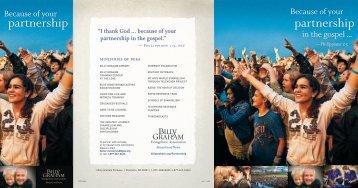 partnership partnership - Billy Graham Evangelistic Association