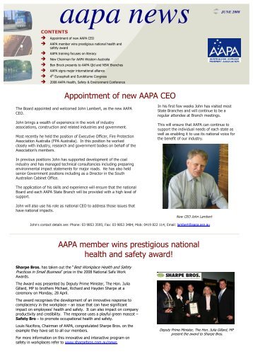 June 2008 - Australian Asphalt Pavement Association