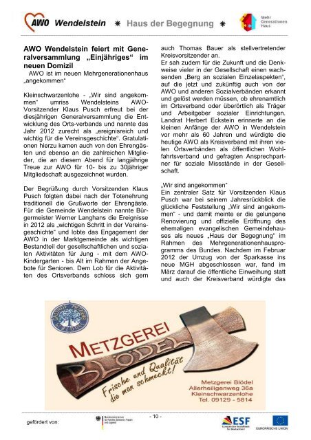 heft2014online - der Awo Wendelstein