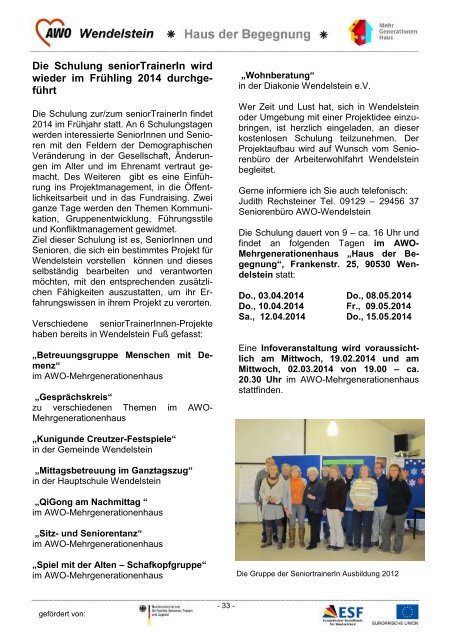 heft2014online - der Awo Wendelstein