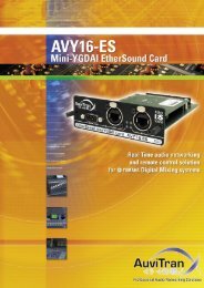 AVY-16ES100 Brochure 651.17KB - Yamaha Commercial Audio