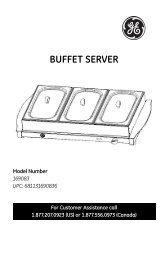 BUFFET SERVER - GE :: Housewares