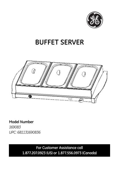 BUFFET SERVER - GE :: Housewares