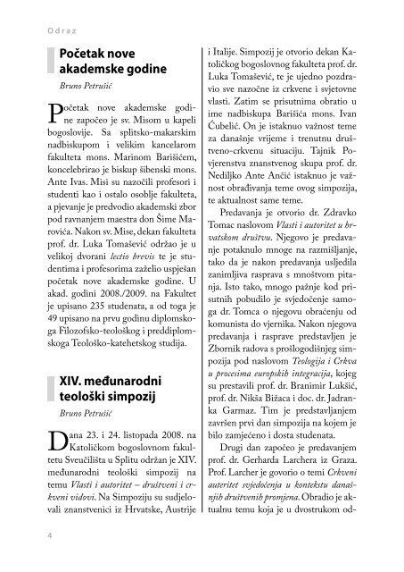 Odraz br 5.pdf - KatoliÄki bogoslovni fakultet, Split