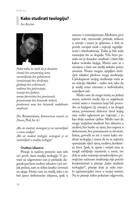 Odraz br 5.pdf - KatoliÄki bogoslovni fakultet, Split