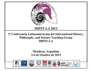 IHPST-LA 2012 - Universidad de Mendoza