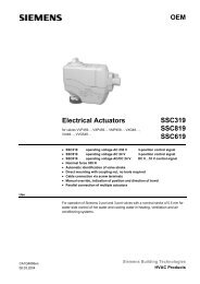OEM Electrical Actuators SSC319 SSC819 SSC619 - Rhoss