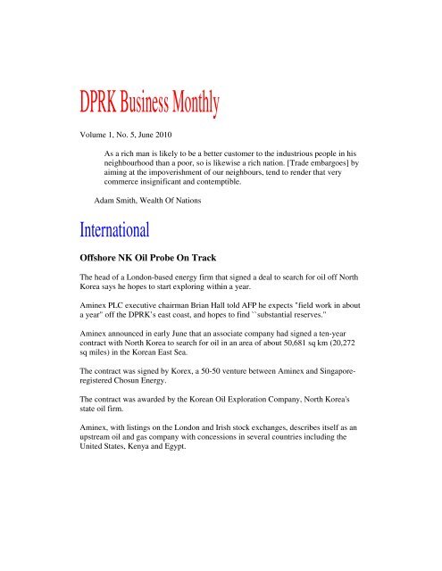 You can download the PDF here - North Korean Economy Watch