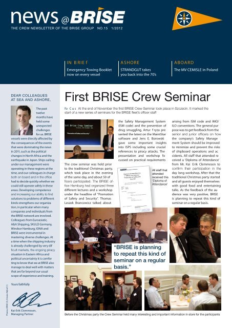 best practice - Brise Schiffahrts-GmbH