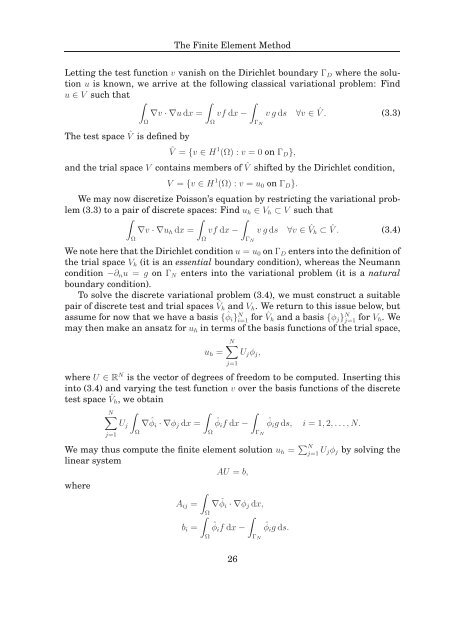 Part II Implementation - FEniCS Project