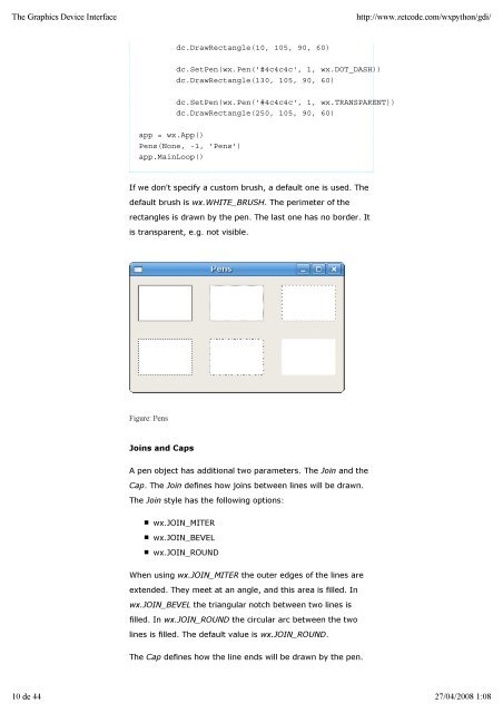 The wxPython tutorial