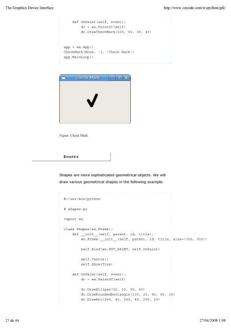 The wxPython tutorial