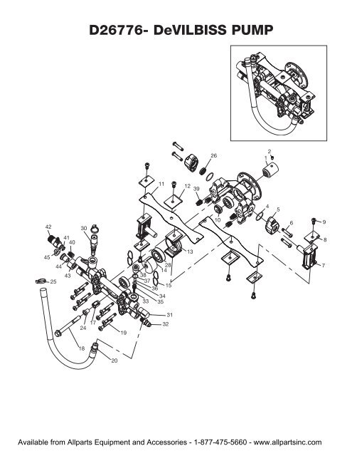 D26776- DeVILBISS PUMP