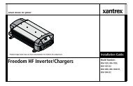 Freedom HF Inverter/Chargers - Xantrex