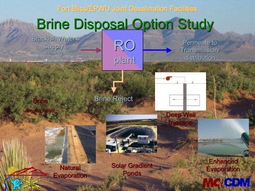 Fort Bliss / EPWU Joint Desalination Facilities