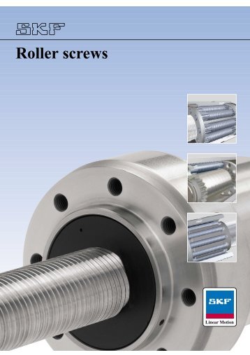 SKF Roller Screws.pdf - E. Fox (Engineers)