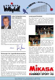 NEWS - Bremer Volleyball Verband