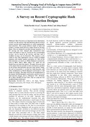 A Survey on Recent Cryptographic Hash Function Designs