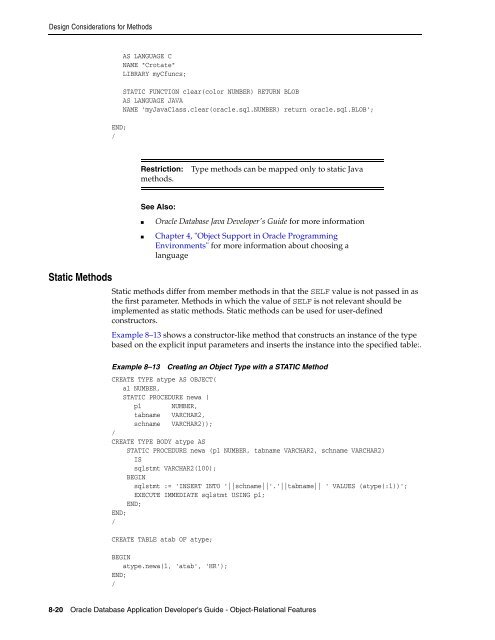 Design Considerations For