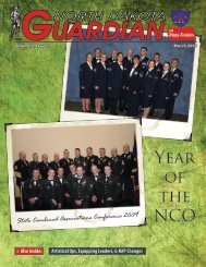 Year of the NCO - North Dakota National Guard - U.S. Army